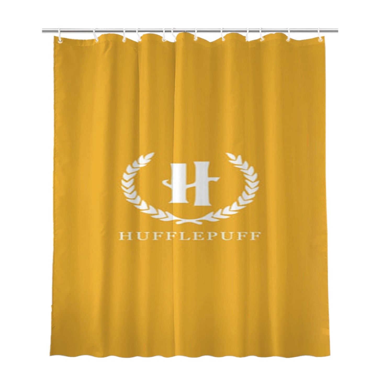 Hufflepuff Bathroom Shower Curtain Fabric Waterproof | 66 X 72 Inch