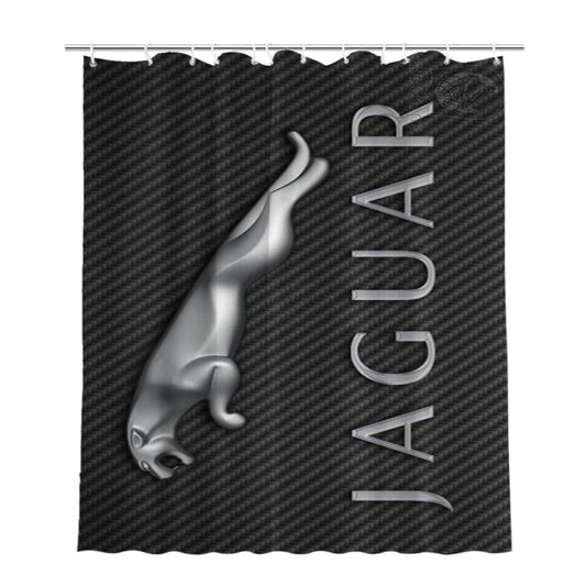 Jaguar Bathroom Shower Curtain Fabric Waterproof | 66 X 72 Inch