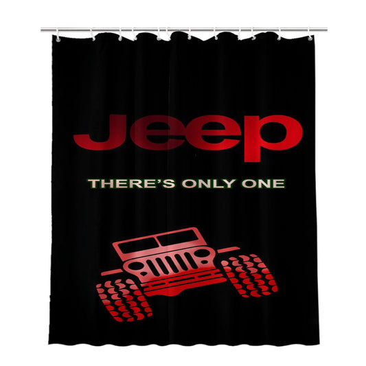 Personalized Jeep Only One Shower Curtain Farmhouse Bathroom Decor