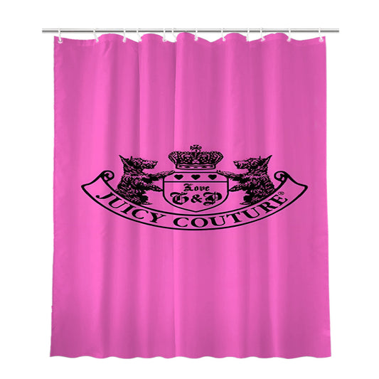 Juicy Couture Bathroom Shower Curtain Fabric Waterproof | 66 X 72 Inch