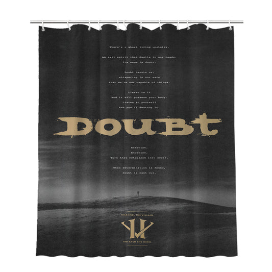 Personalized Kobe Bryant Doubt Herovillain Shower Curtain Farmhouse Bathroom Decor
