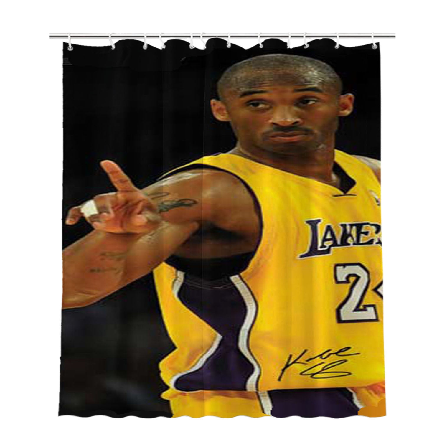 Kobe Bryant Nope Bathroom Shower Curtain Fabric Waterproof | 66 X 72 Inch