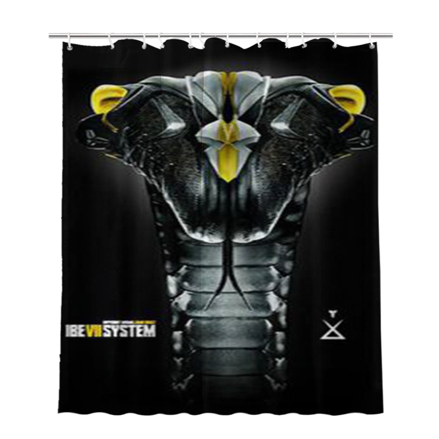 Kobe Vii System Bathroom Shower Curtain Fabric Waterproof | 66 X 72 Inch