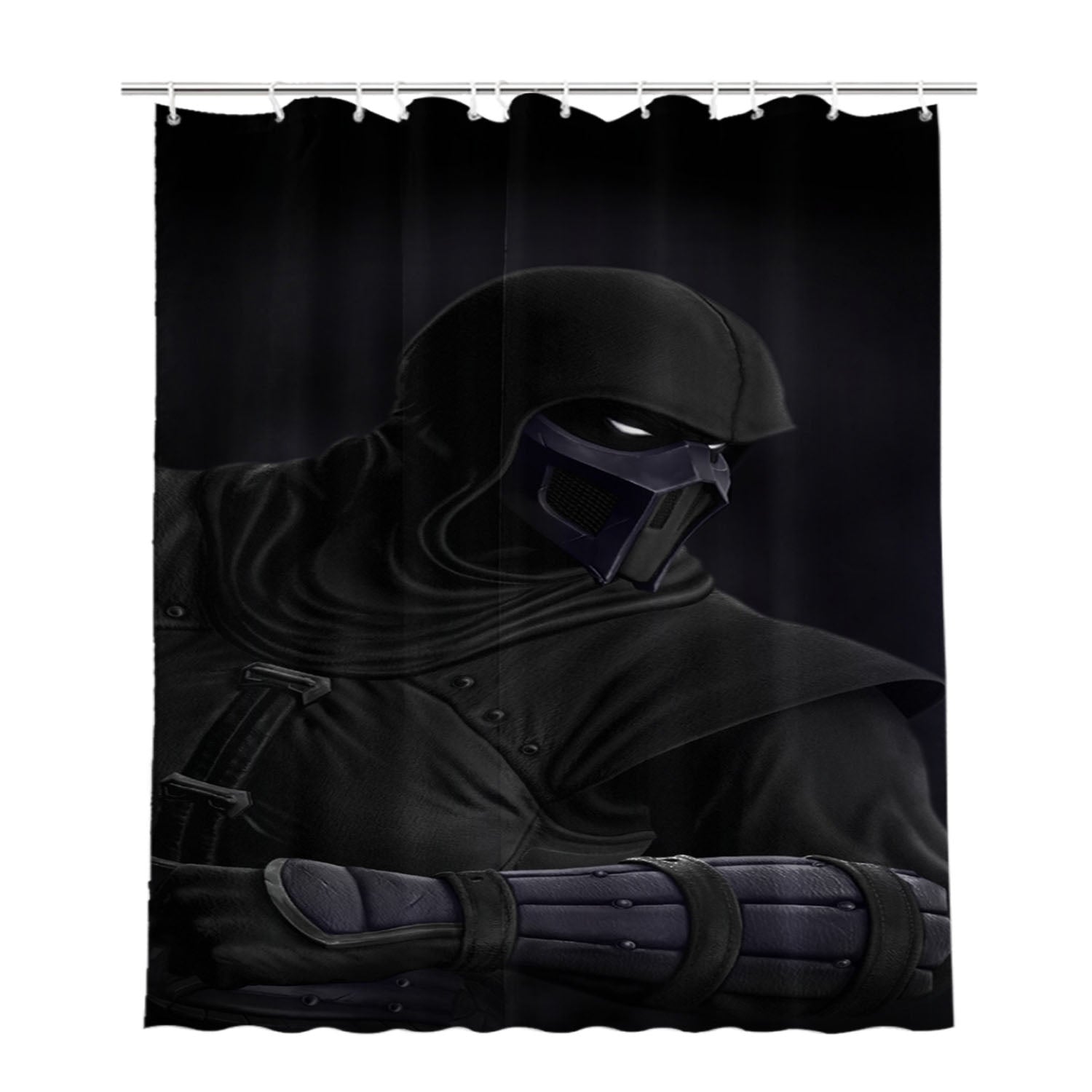 Mortal Kombat Noob Saibot Bathroom Shower Curtain Fabric Waterproof | 66 X 72 Inch