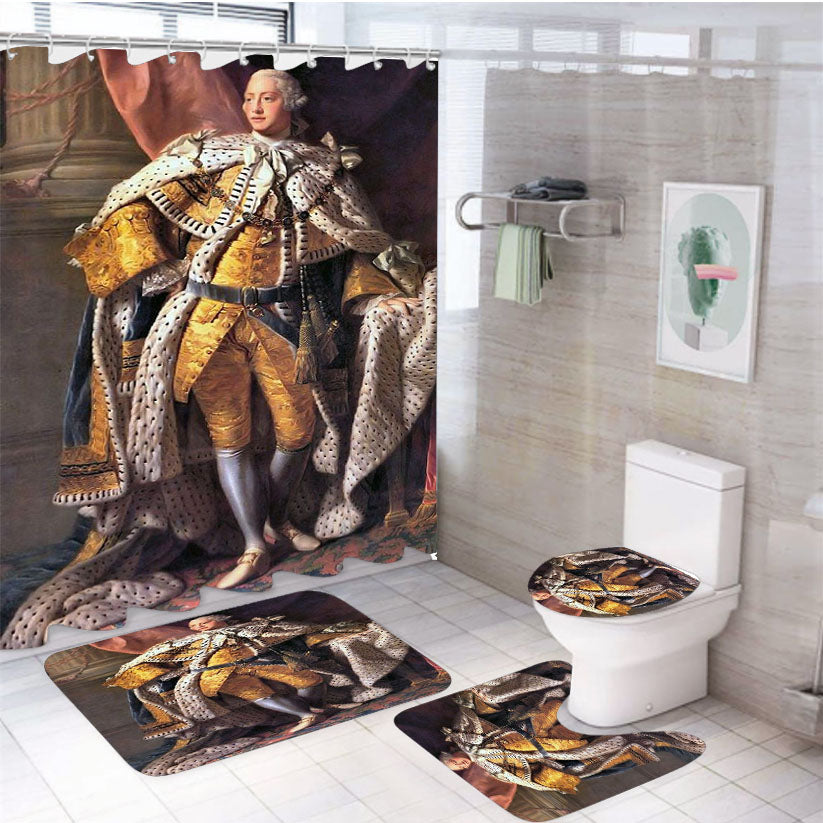 Awesome Wow Hamilton 4Pcs Bathroom Set Shower Curtain