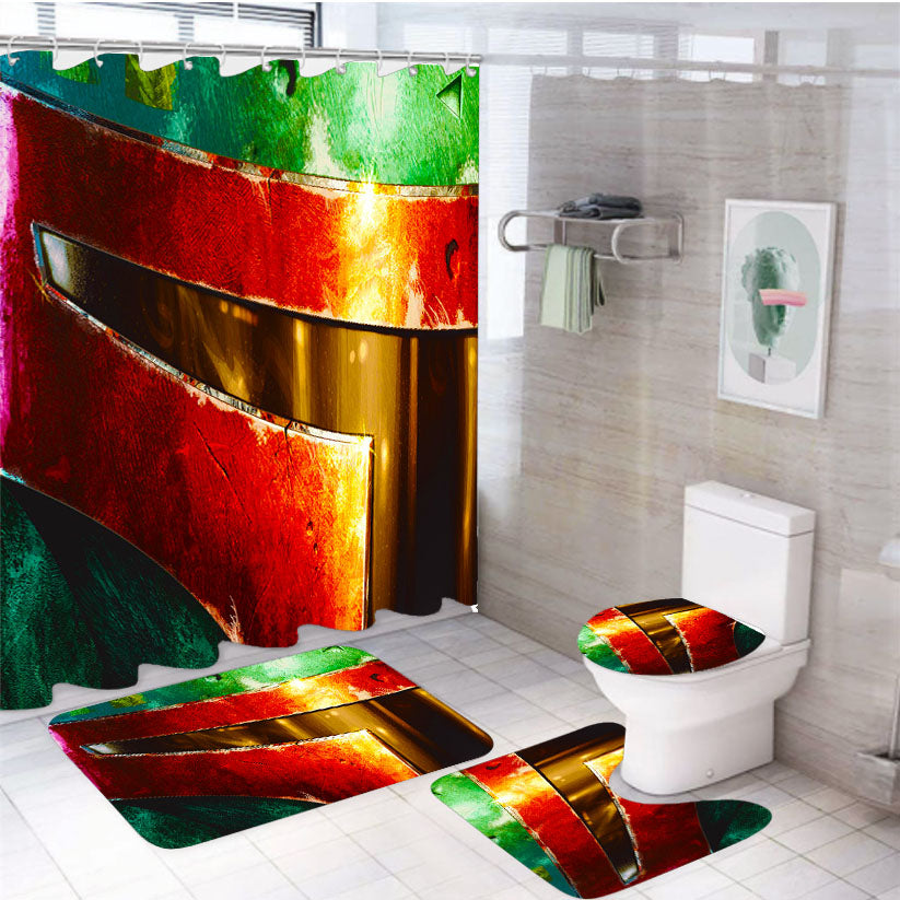 Boba Fett Star Wars 4Pcs Bathroom Set Shower Curtain
