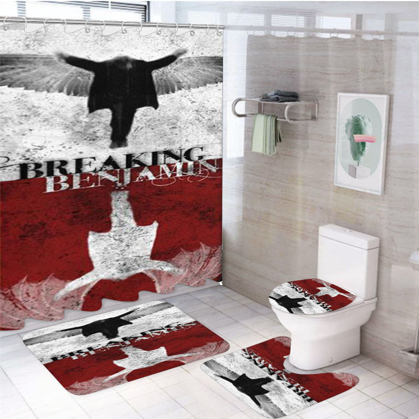 Breaking Benjamin (Split) 4Pcs Bathroom Set Shower Curtain