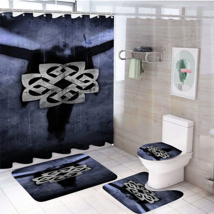 Breaking Benjamin Symbol 4Pcs Bathroom Set Shower Curtain