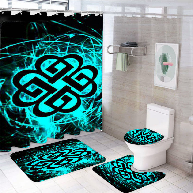 Breaking Benjamin Tosca Logo 4Pcs Bathroom Set Shower Curtain