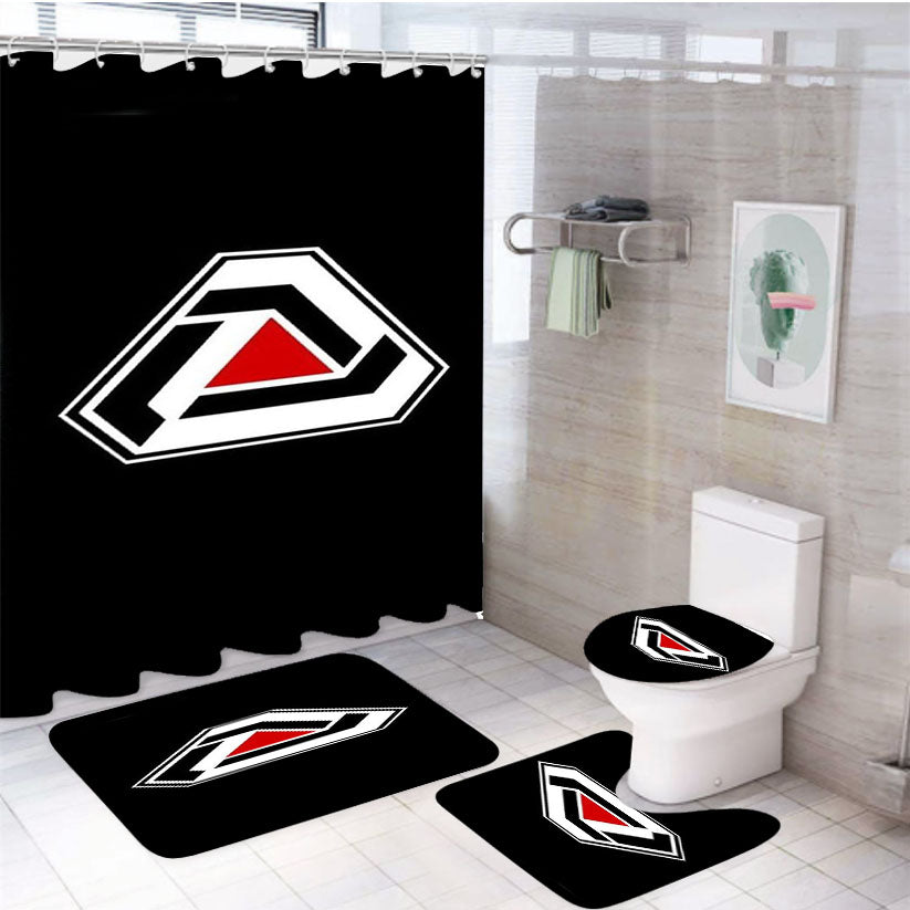 Call Of Duty Infinite Warfare Sdf Emblem 4Pcs Bathroom Set Shower Curtain