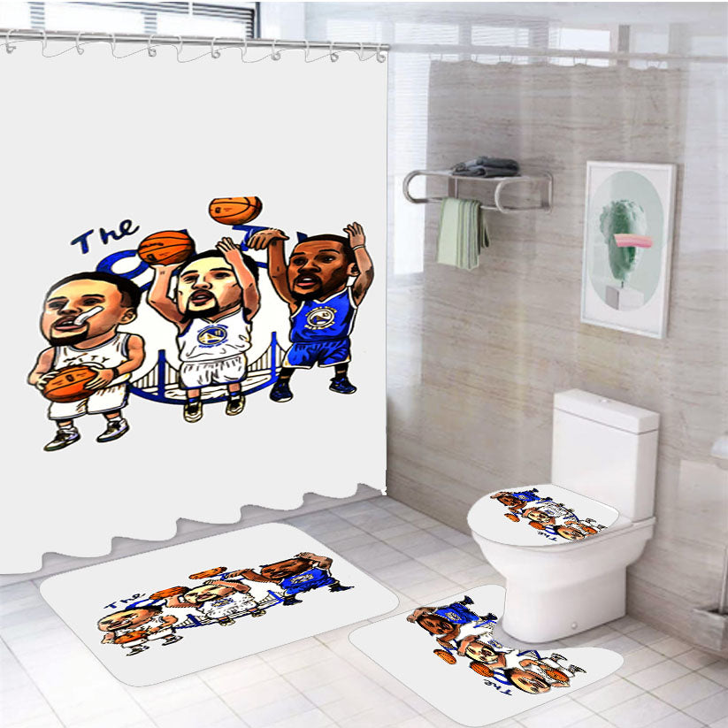 Coach Mike Krzyzewski 4Pcs Bathroom Set Shower Curtain