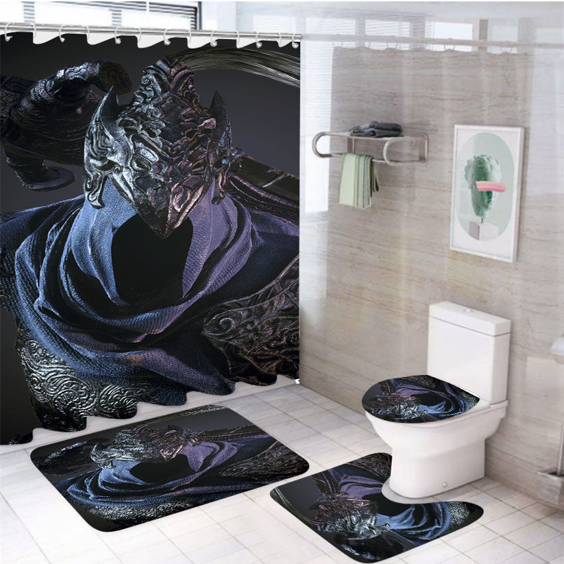 Dark Souls Artorias Artstation 4Pcs Bathroom Set Shower Curtain
