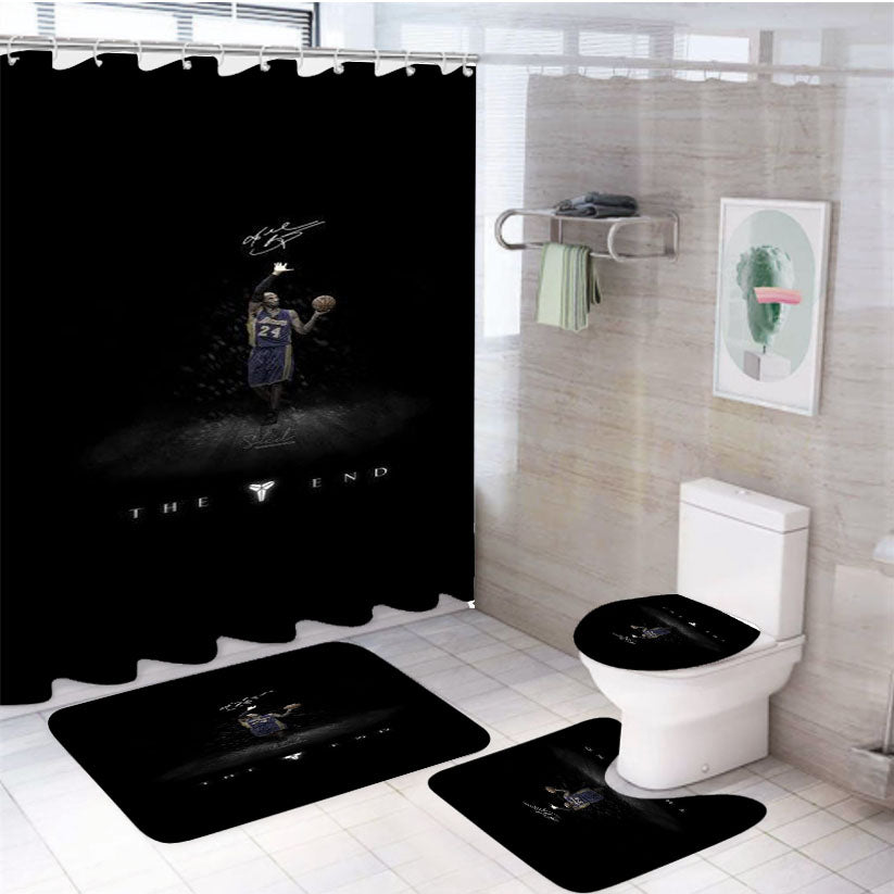 Goodbye Tribute To Kobe Bryant 4Pcs Bathroom Set Shower Curtain