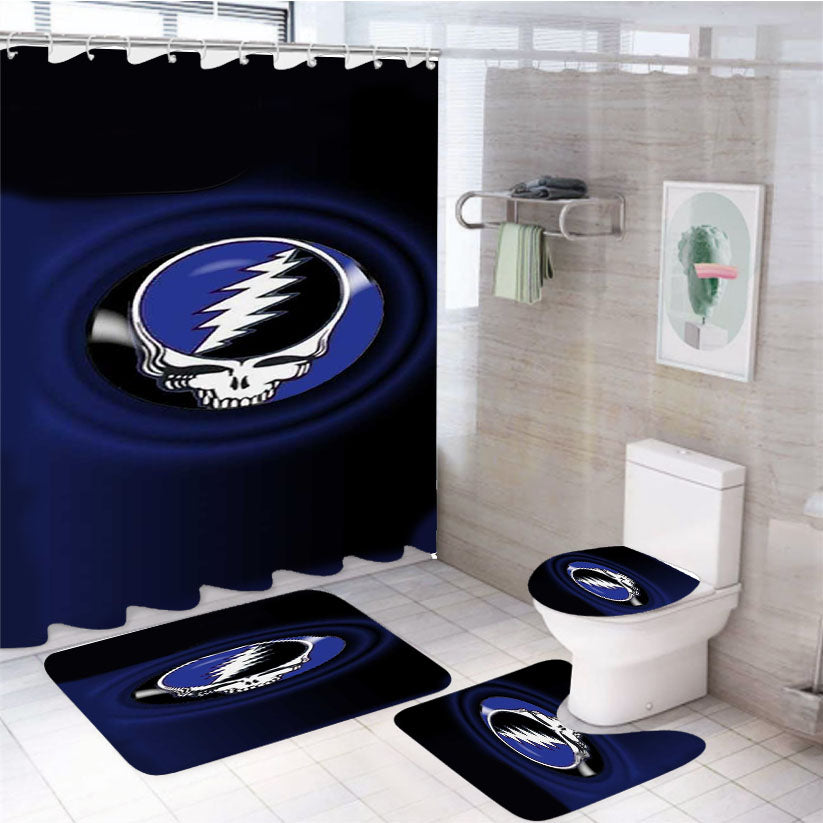 Grateful Dead 4Pcs Bathroom Set Shower Curtain