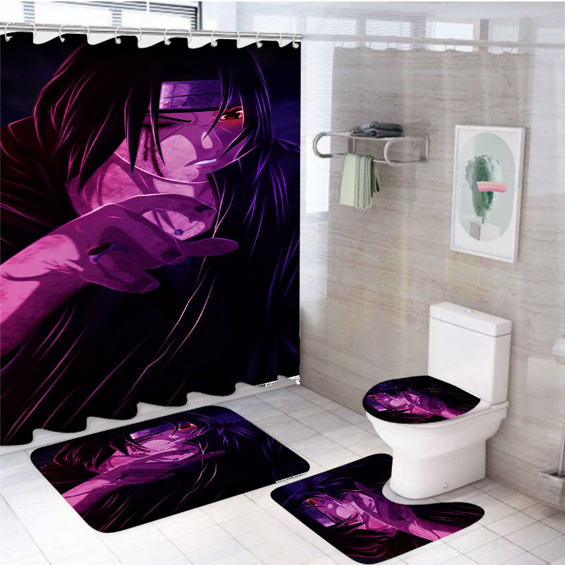 It'S Lit Supreme 4Pcs Bathroom Set Shower Curtain