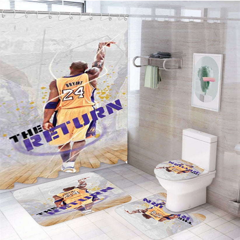 Kobe Bryant The Return 4Pcs Bathroom Set Shower Curtain