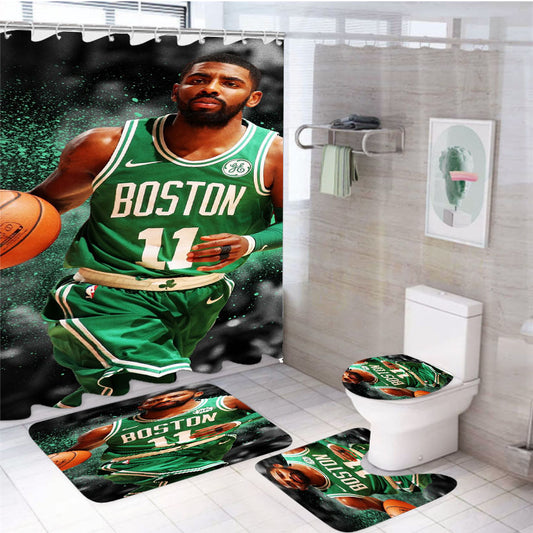 Kyrie Irving 4Pcs Bathroom Set Shower Curtain