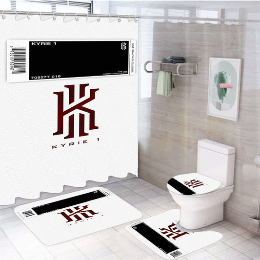 Marca De Kyrie Irving 4Pcs Bathroom Set Shower Curtain