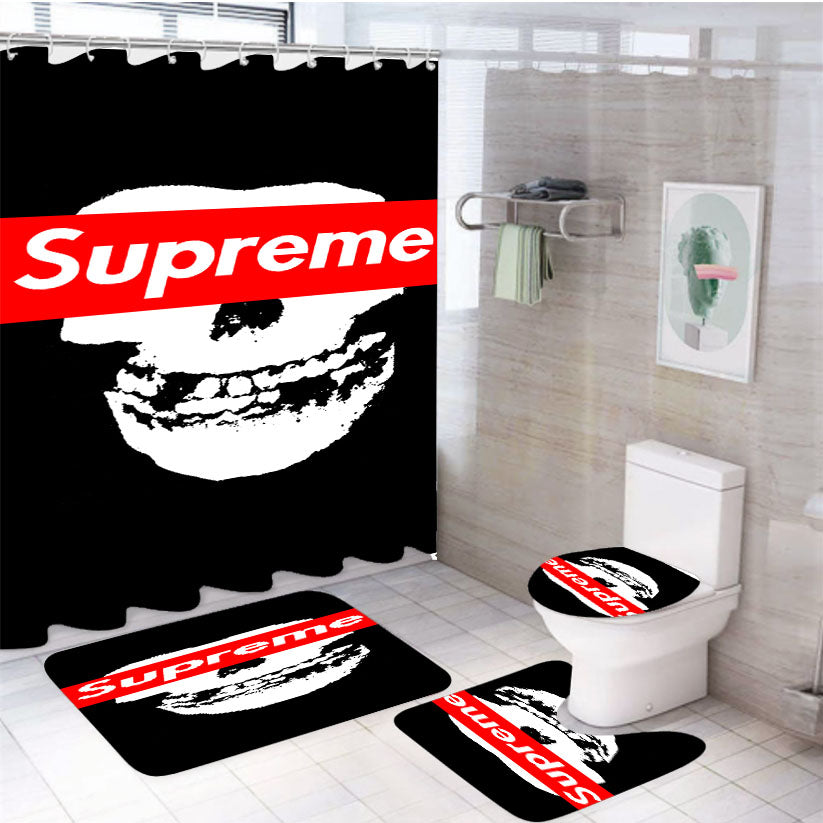 Misfits Supreme 4Pcs Bathroom Set Shower Curtain