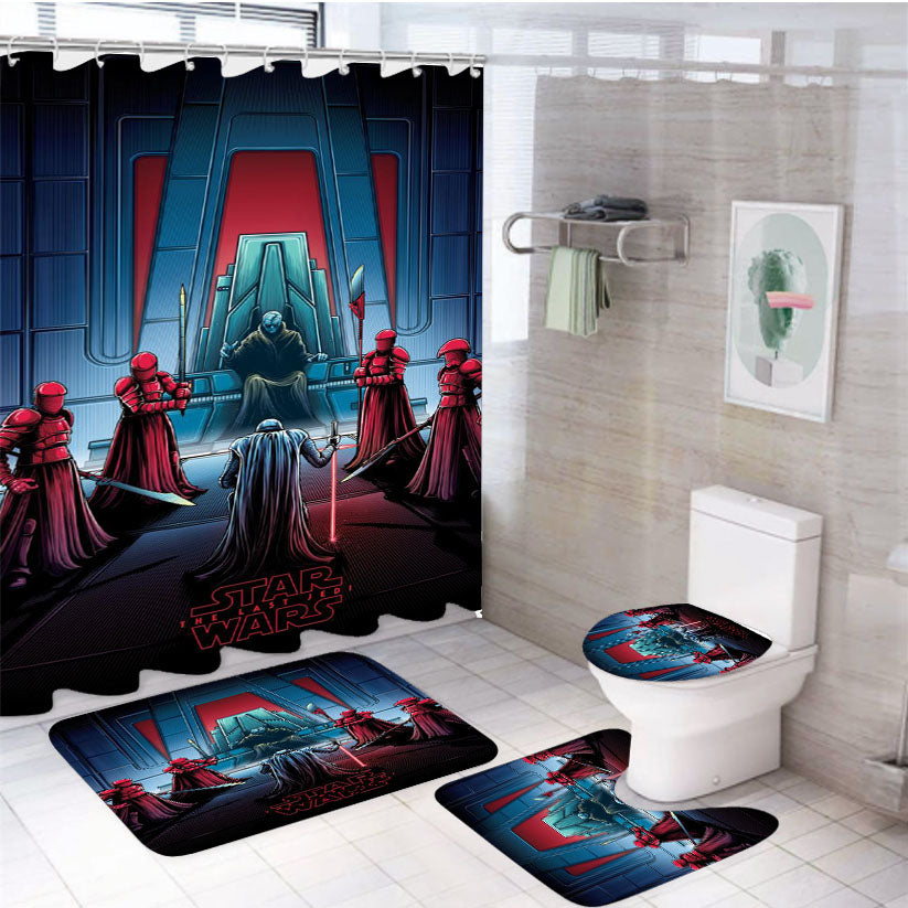 Star Wars Empire Kingdom 4Pcs Bathroom Set Shower Curtain