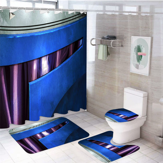 Star Wars Jango Fett 4Pcs Bathroom Set Shower Curtain