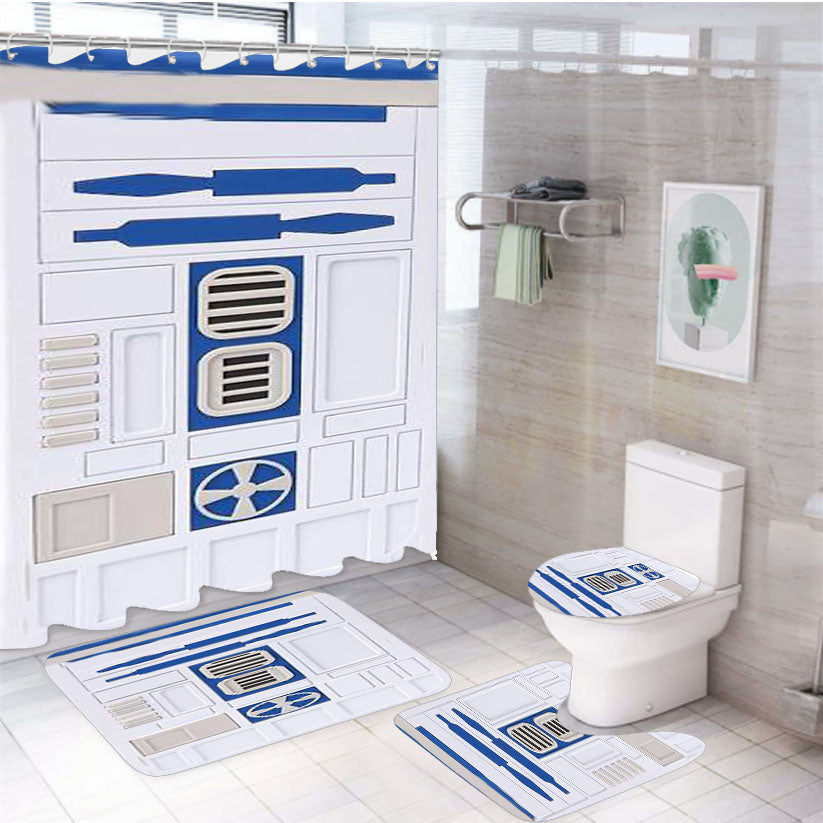 Star Wars Rd 4Pcs Bathroom Set Shower Curtain