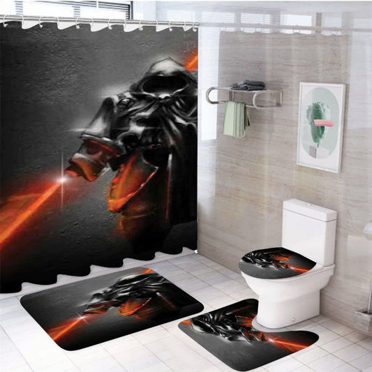 Stars Wars Sith Stone 4Pcs Bathroom Set Shower Curtain