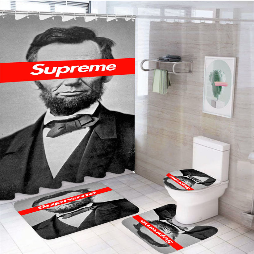 Supreme Samuel Finley Breese Morse 4Pcs Bathroom Set Shower Curtain