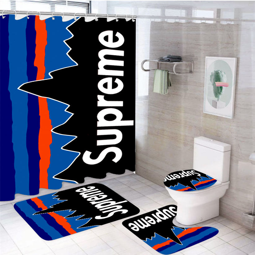 Supreme X Patagonia 4Pcs Bathroom Set Shower Curtain