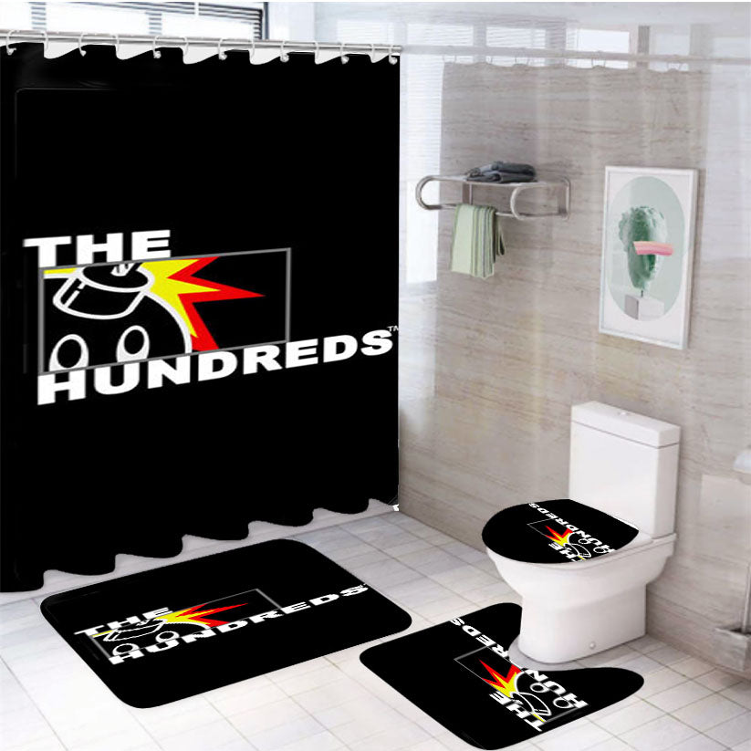 The Hundreds Bomb Symbol 4Pcs Bathroom Set Shower Curtain