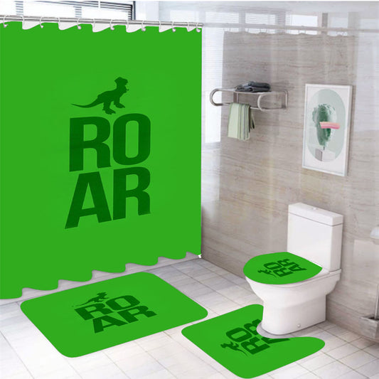 Toy Story Roar 4Pcs Bathroom Set Shower Curtain