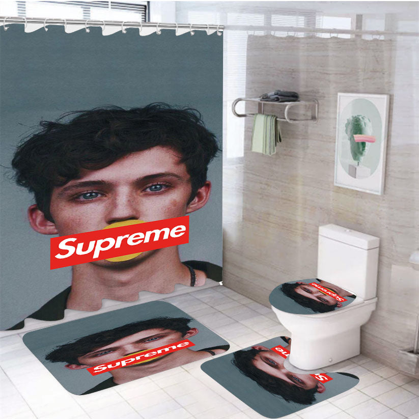 Troye Sivan Supreme 4Pcs Bathroom Set Shower Curtain