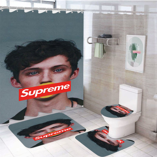 Troye Sivan Supreme 4Pcs Bathroom Set Shower Curtain