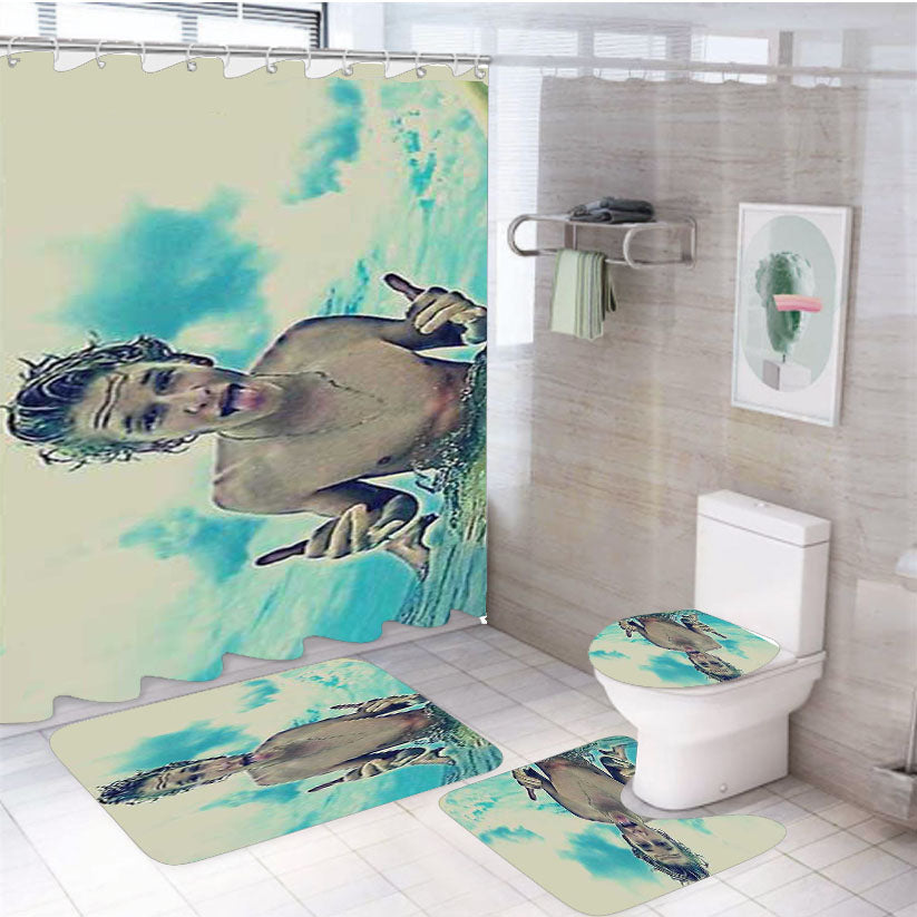 Cody Simpson Surf 4Pcs Bathroom Set Shower Curtain