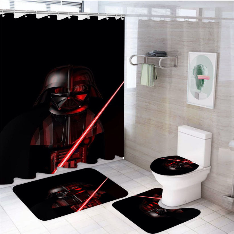 Dark Side Darth Vader 4Pcs Bathroom Set Shower Curtain