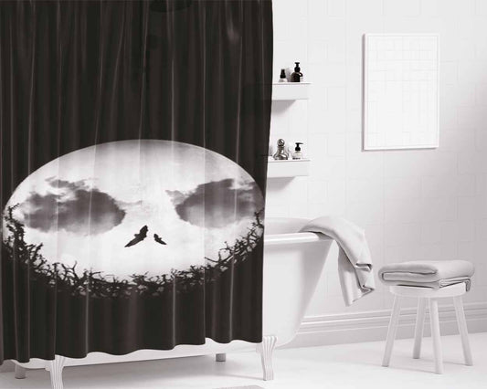 The Nightmare Before Christmas Disney #9 Bathroom Shower Curtain Fabric Waterproof | 66 X 72 Inch