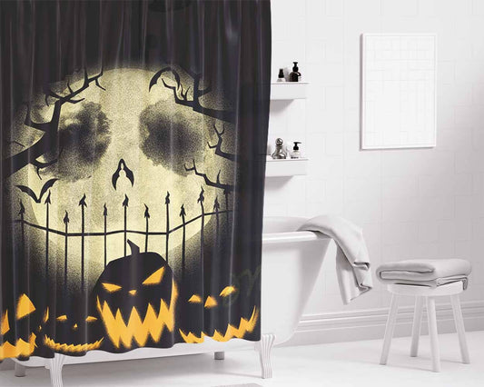 The Nightmare Before Christmas Disney #11 Bathroom Shower Curtain Fabric Waterproof | 66 X 72 Inch
