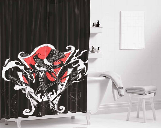 The Nightmare Before Christmas Disney #29 Bathroom Shower Curtain Fabric Waterproof | 66 X 72 Inch