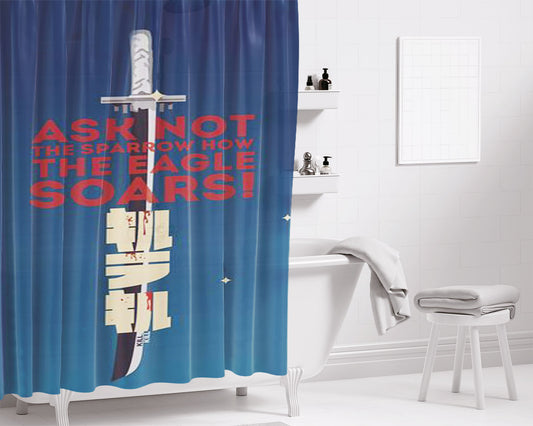 Kill La Kill Bakuzan Beatdown Bathroom Shower Curtain Fabric Waterproof