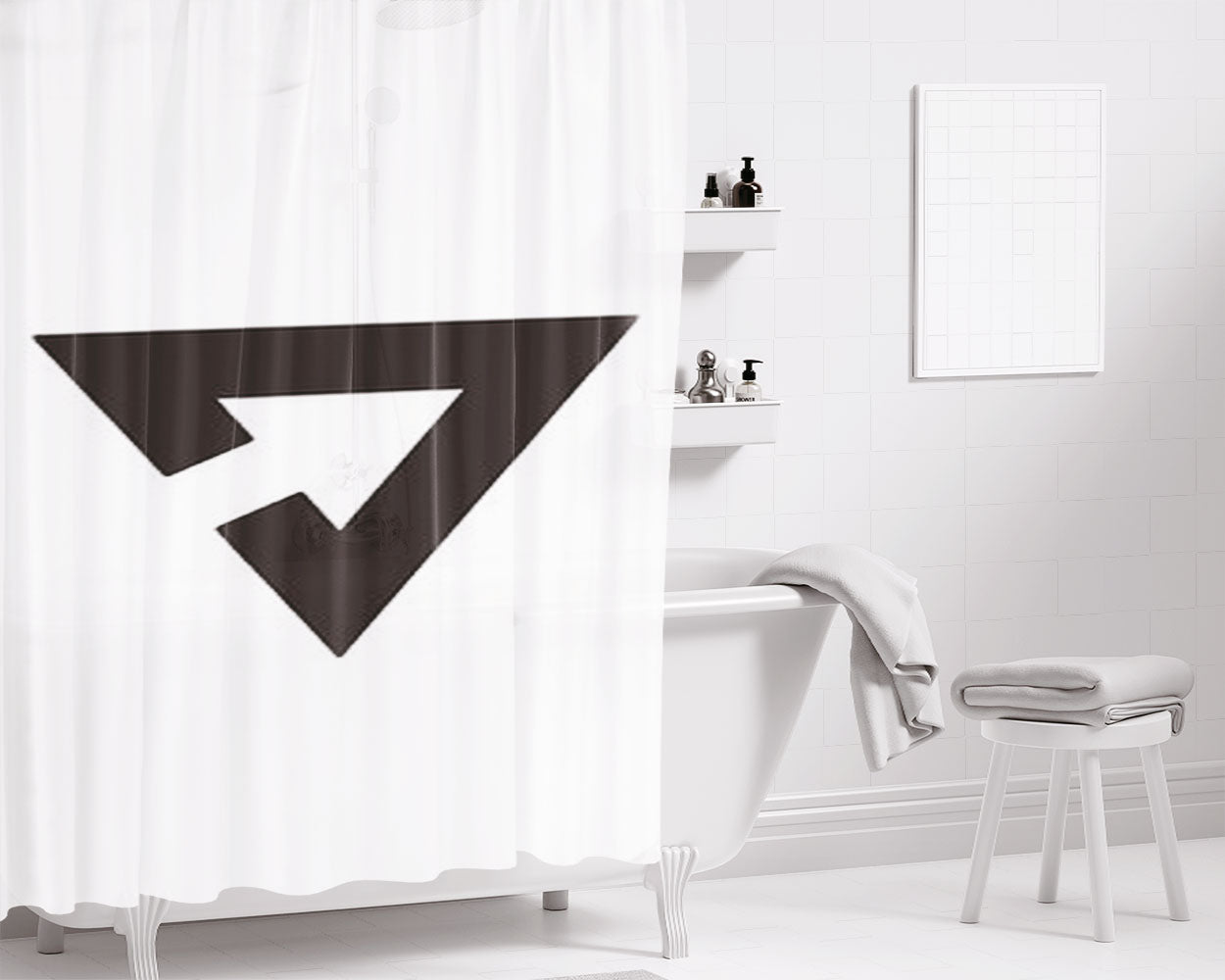 Kill Zone Stahl Logo Bathroom Shower Curtain Fabric Waterproof | 66 X 72 Inch