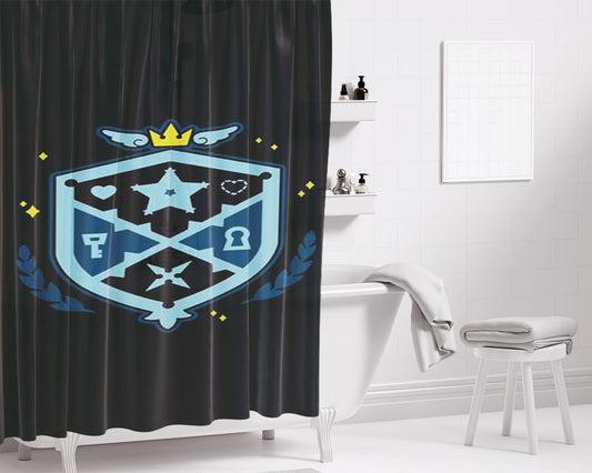 Kingdom Krest Bathroom Shower Curtain Fabric Waterproof