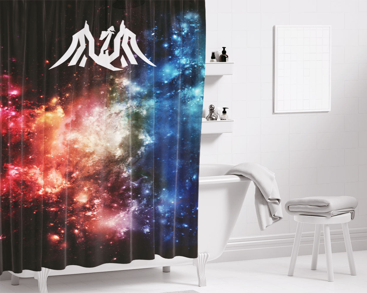 Kris Wallpapers Bathroom Shower Curtain Fabric Waterproof | 66 X 72 Inch