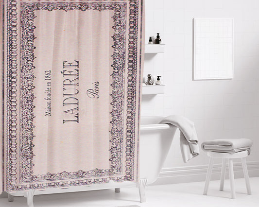 Laduree Macaron 2 Bathroom Shower Curtain Fabric Waterproof | 66 X 72 Inch