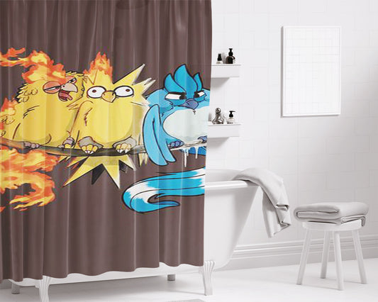 Legendary Burbs Bathroom Shower Curtain Fabric Waterproof | 66 X 72 Inch