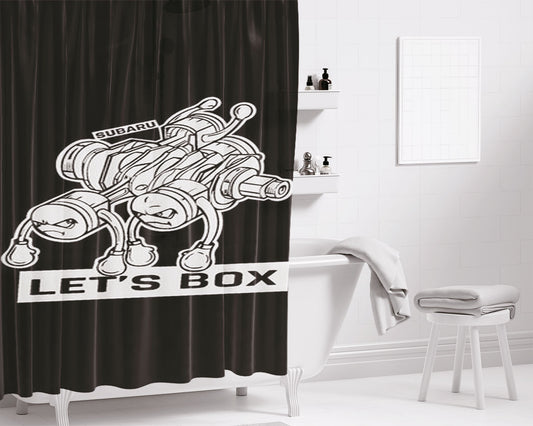 Let'S Run Away Bathroom Shower Curtain Fabric Waterproof | 66 X 72 Inch
