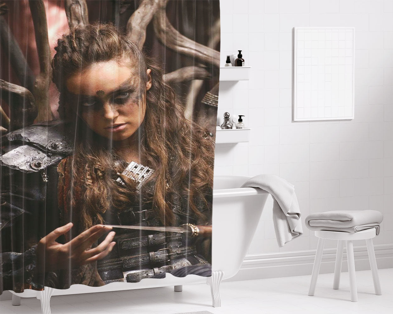 Lexa The 100 40 Bathroom Shower Curtain Fabric Waterproof | 66 X 72 Inch