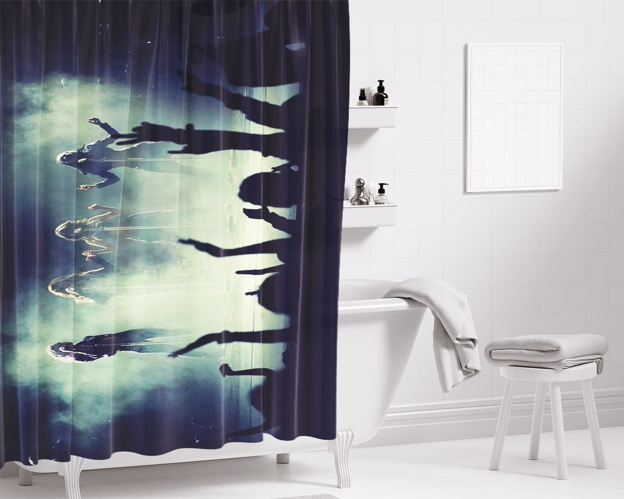 Little Mix Modern Bathroom Shower Curtain Fabric Waterproof | 66 X 72 Inch
