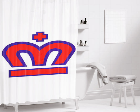 London Monarchs Logo Bathroom Shower Curtain Fabric Waterproof | 66 X 72 Inch