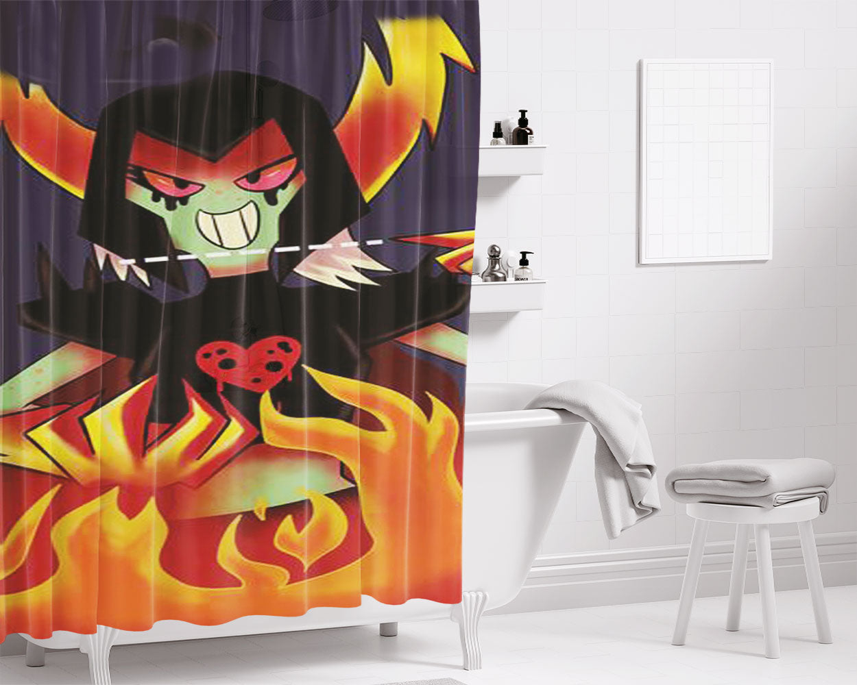 Lord Dominator Bathroom Shower Curtain Fabric Waterproof | 66 X 72 Inch