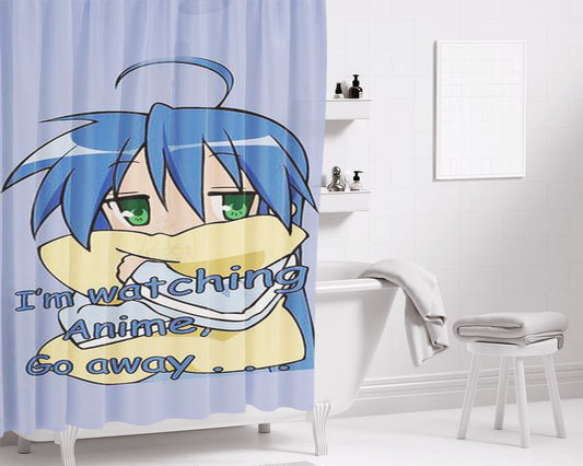 Lucky Star Konata Izumi Bathroom Shower Curtain Fabric Waterproof | 66 X 72 Inch